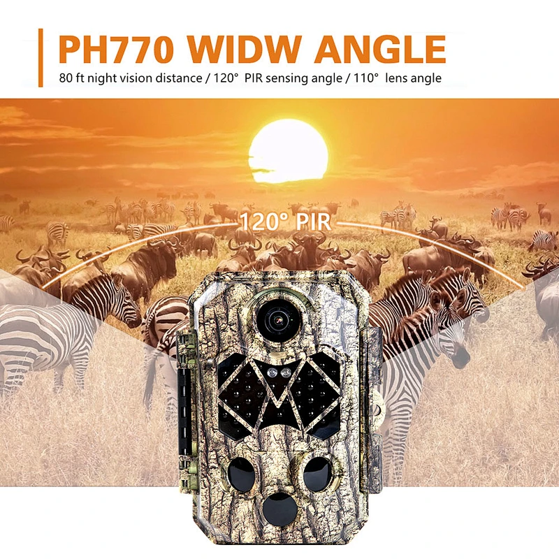 IP66 infrared Activated camera 2.4
