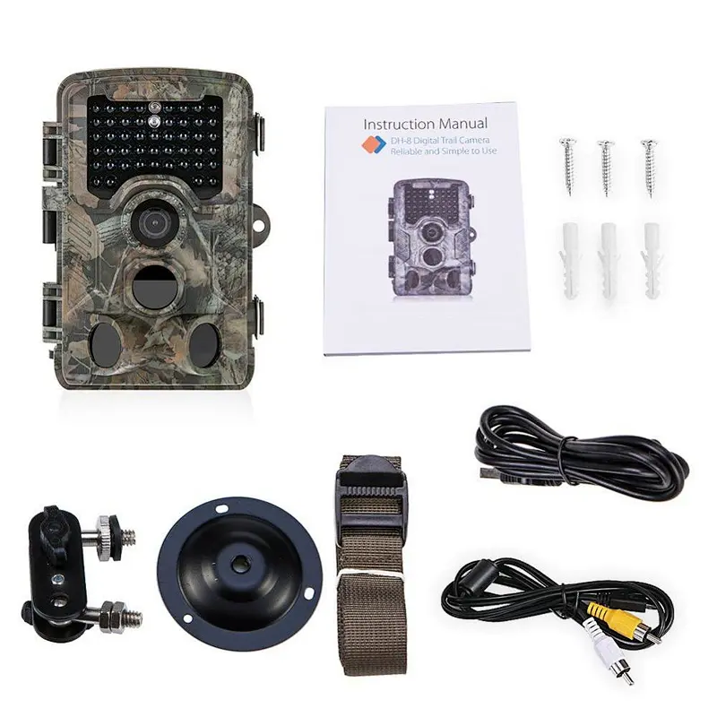 Zecre PH760 Wide Angle 65 Feet Detective Distance 5M Sensor 16MP 1080P Full HD Scouting Trail Camera with 46 Pieces 940NM LEDs