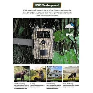Cheap Deer Hunting  cam 12MP  1080P Night Vision Trail Camera IP66 waterproof with 32GB SD Card