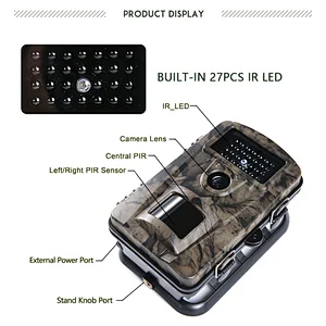 12MP hunting camera  IP66 1080p  trail camera 0.2s trigger speed wildlife camera for farm security
