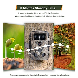 Shen Zhen factory 2.7K Night Vision Digital cam  Wild Game Trail 20MP Wireless Hunting Trail Camera Security Camera