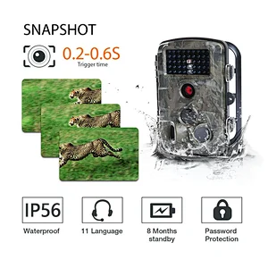 42pcs 940nm IR LED  hunting camera 12mp 1080p security trail camera with 2.4 inch screen for whosale