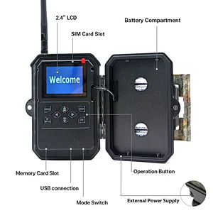 20MP 1080P 940NM IR LEDs IP66 Waterproof SMS Remote Control MMS SMTP FTP 3G Trail Camera