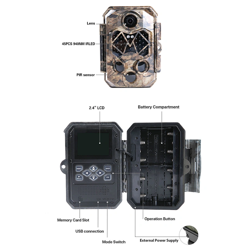 20MP 1080P  Trail Camera 2.4