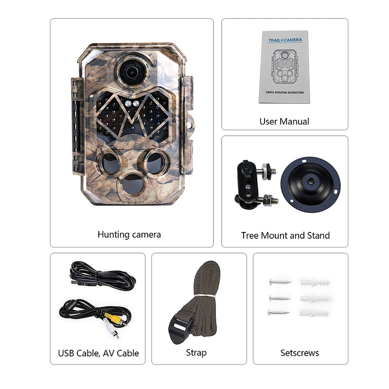 Hot Selling 20mp Trail Thermal 1080p Night Vision Hunting Camera for hunting