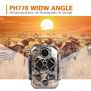 2019 upgrade IP66 waterproof 20MP real 1080P video Night Vision Trail Hunting Camera