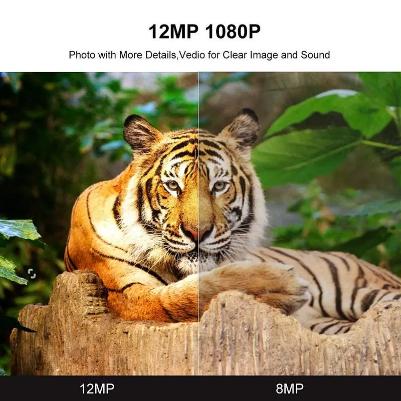 12MP 1080P FHD trail Camera for Hunting & farm with Night Vision IP56 Waterproof 90 Wide Angle Lens low cost