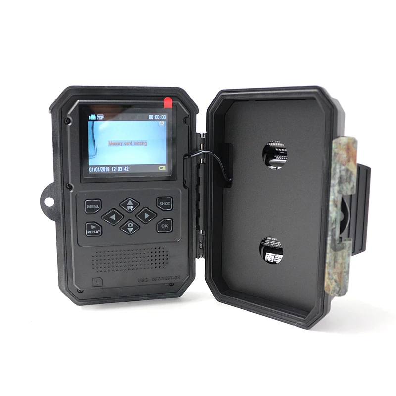 IP67 Waterproof 2.4inch Full HD Color Screen with 20MP Photo Size 120 degree scoutguard  Hunting camera