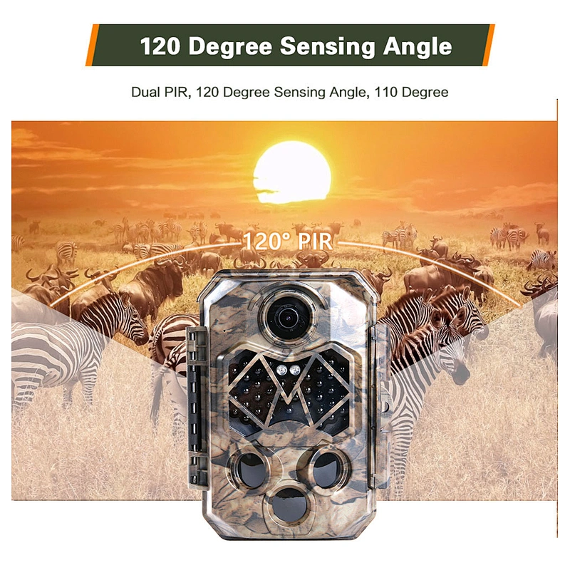 IP66 waterproof hunting video camera 45PCS IR LED  trail wildlife camera for wild hunting game 20MP