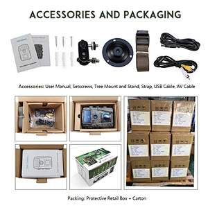 Trail Camera 1080P 12MP Game Camera for Hunting Camera with Night Vision IP56 Waterproof 120 Wide Angle Lens