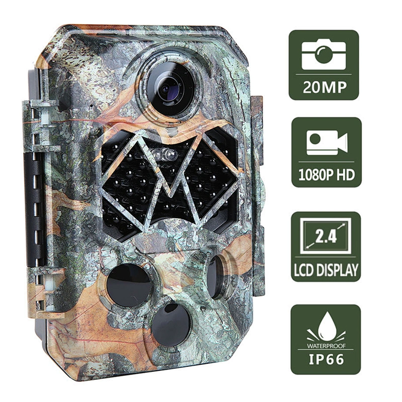 512GB trail camera out door 940nm IR LED game camera  20MP IP66 waterproof security hunting camera