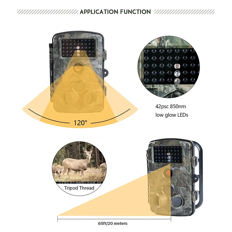 Best ODM /OEM  security Trail Camera 16MP 1080P Full HD Game Hunting Camera