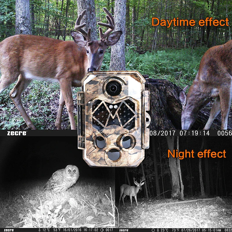2019 upgrade IP66 waterproof 20MP real 1080P video Night Vision Trail Hunting Camera
