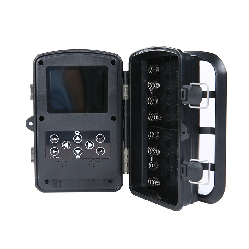 12MP 1080P deer hunting Camera with No Glow Night Vision Up to 80ft 0.2s Trigger Time infrared Activated 2.4