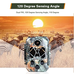 Hot selling 4k game cam 940nm  trail camera black flash wildlife hunting camera  32MP security camera