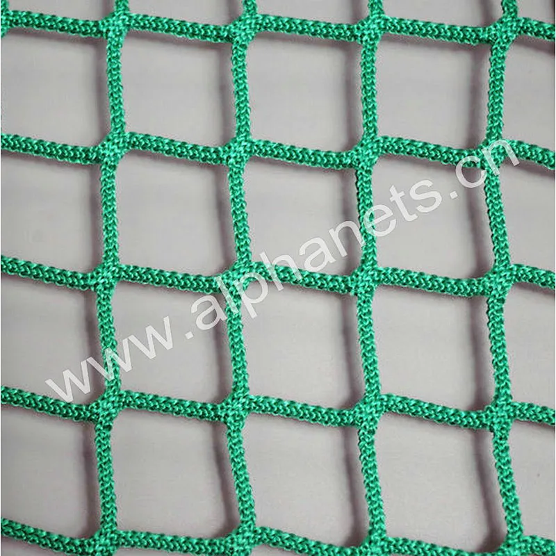 Knotted Knotless Net for Protection Safety Net