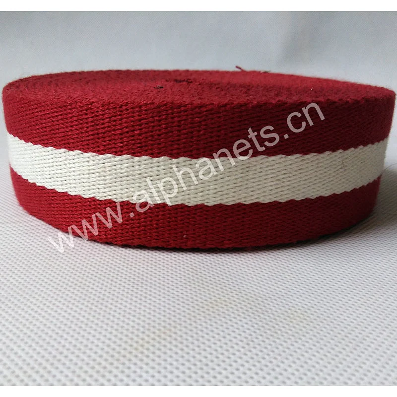 Colorful Plain Webbing Belt Woven Webbing