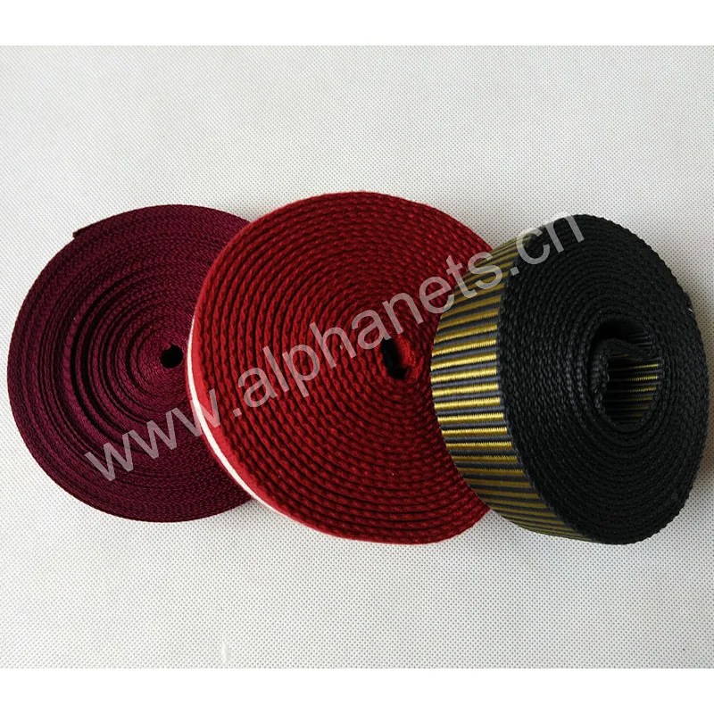 Colorful Plain Webbing Belt Woven Webbing