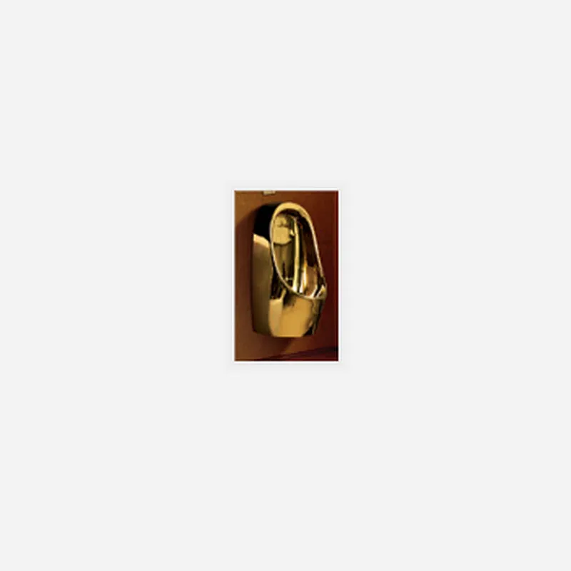 Golden urinal