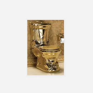 Golden toilet