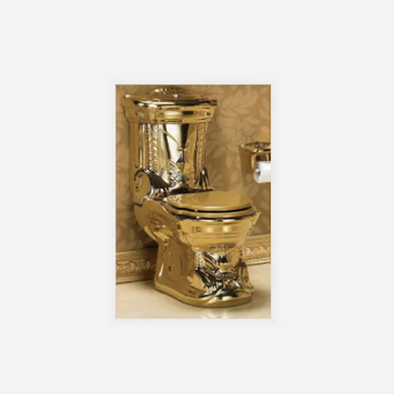Golden toilet