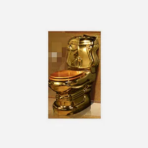 Golden toilet