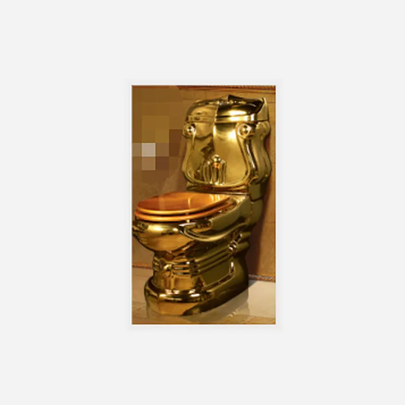 Golden toilet