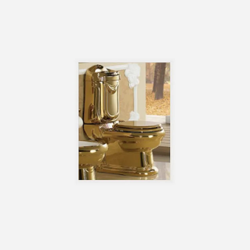 Golden toilet