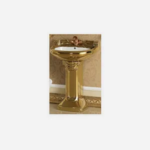 Golden pedestal