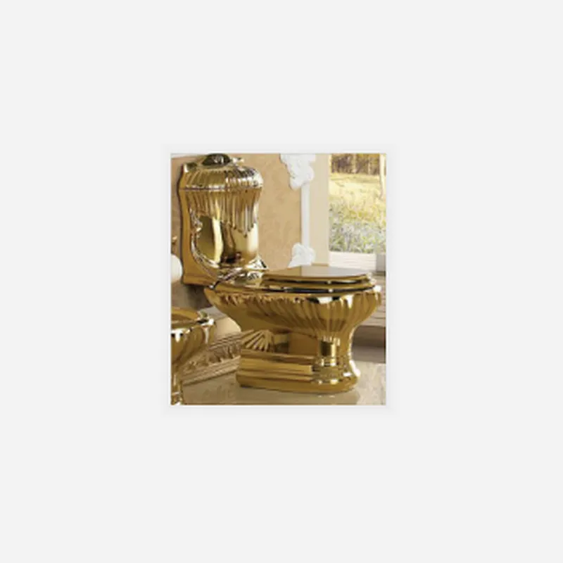 Golden toilet