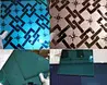 reflective color decorative glass