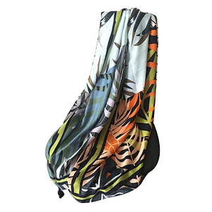 New fashion muslim women hijab scarf tassel cotton linen printed scarf