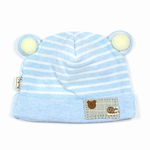 Amazon hot sales safety baby hat 100% cotton Provide OEM services colorful fancy baby cap