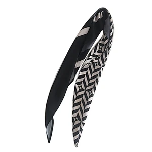 Hot sale hair band scarf fashion small custom head band printed chiffon neck scarf women