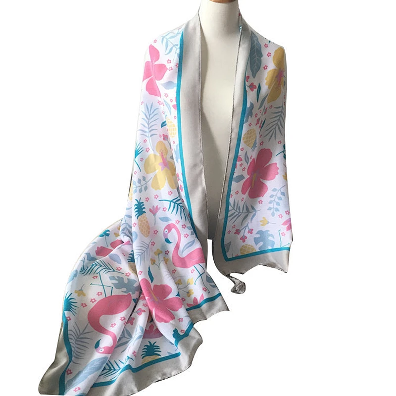 New arrived fashion cotton and linen scarves custom digital printed scarf shawl