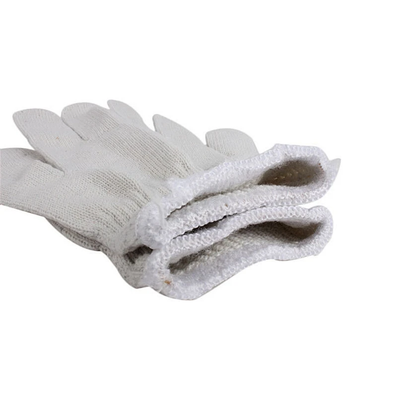 Wholesale cotton working gloves Knitted Protective Hand Safety Gloves