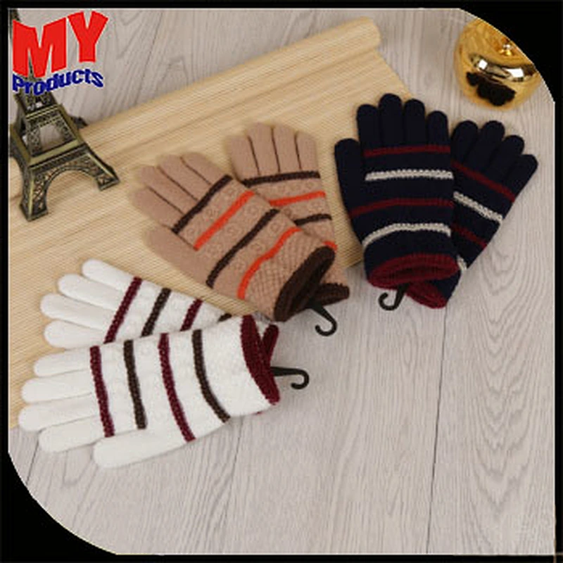 Fashion women's wool spinning gloves