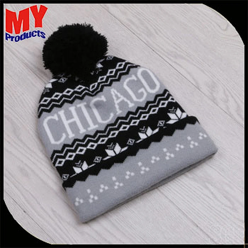 wholesale adults high quality 100% acrylic striped unisex knit hat adults knitting hats