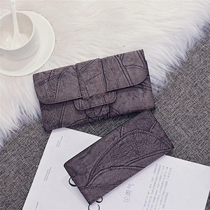Custom Design Simple and Cute Mini Carbon Girl Pocket Wallet