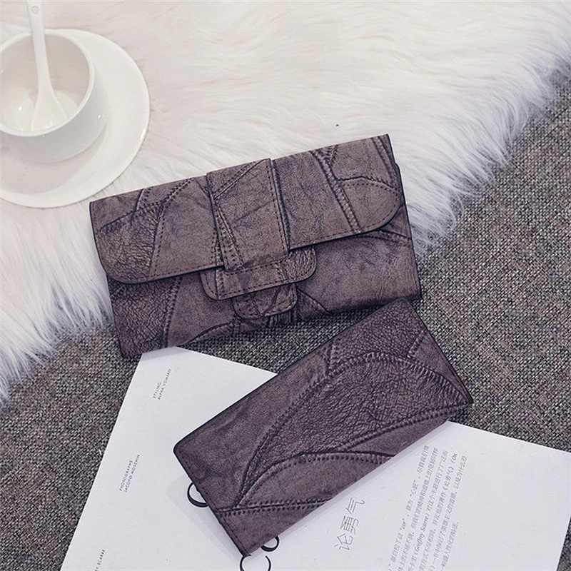 Custom Design Simple and Cute Mini Carbon Girl Pocket Wallet