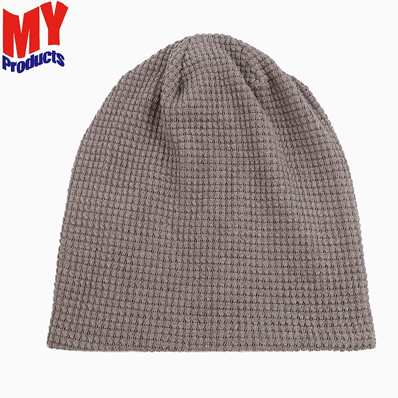 Soft Lined Thick Knit Slouchy men fleece Beanie winter Hats