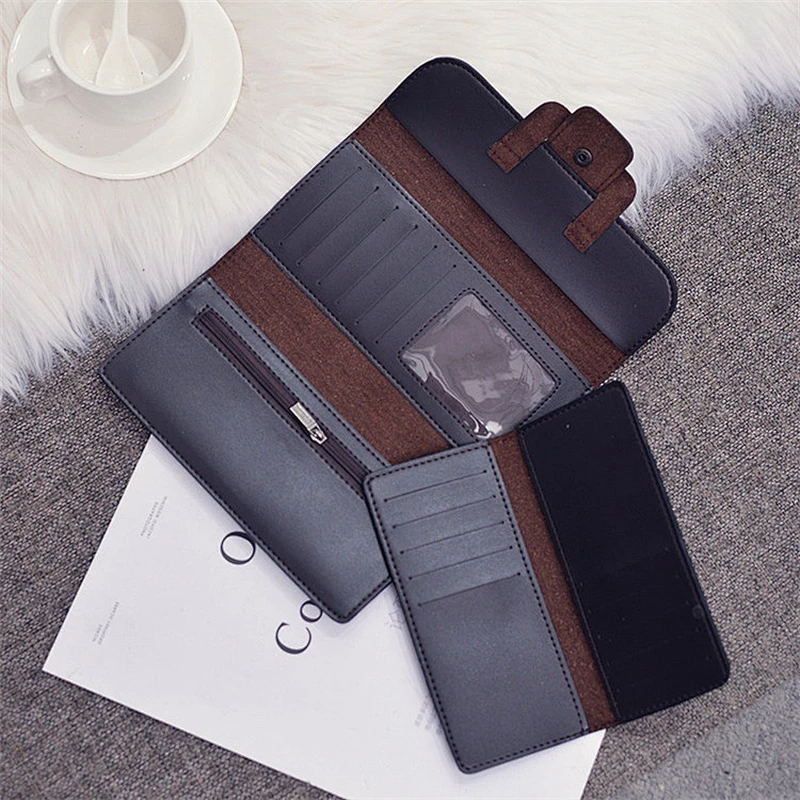 Custom Design Simple and Cute Mini Carbon Girl Pocket Wallet