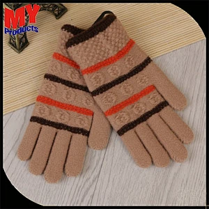 Fashion women's wool spinning gloves