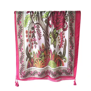 Summer hot products women fashion cotton and linen scarf hijab shawl