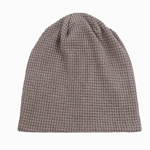 Soft Lined Thick Knit Slouchy men fleece Beanie winter Hats