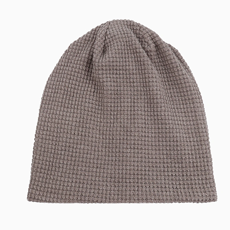 Soft Lined Thick Knit Slouchy men fleece Beanie winter Hats