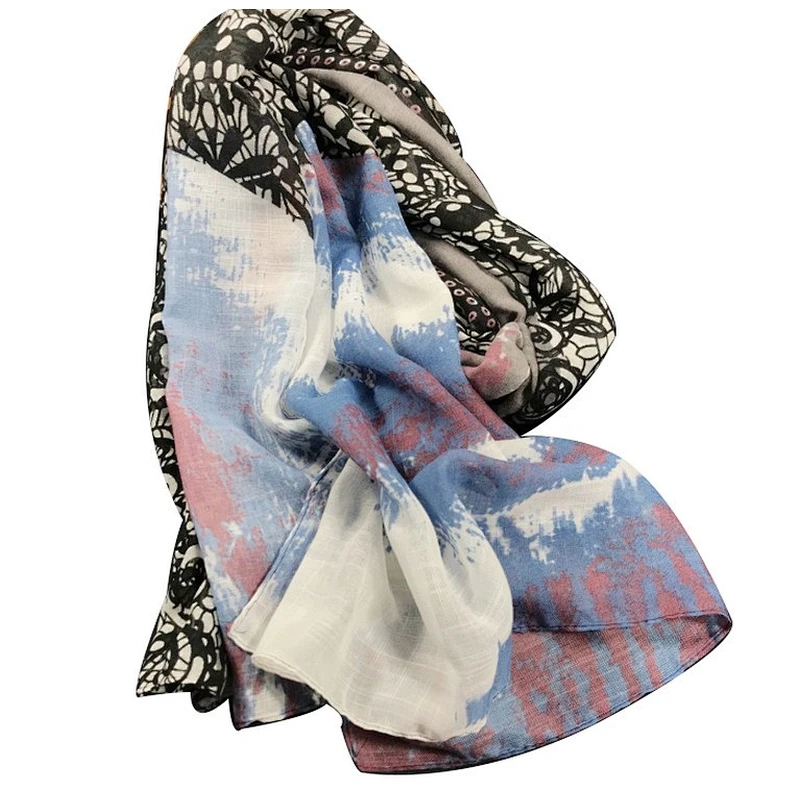 New design printed nationality wind seaside holiday sunscreen beach scarf