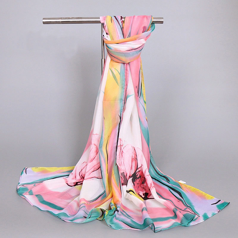Satin silk scarves hot arab hijab pashmina scarf