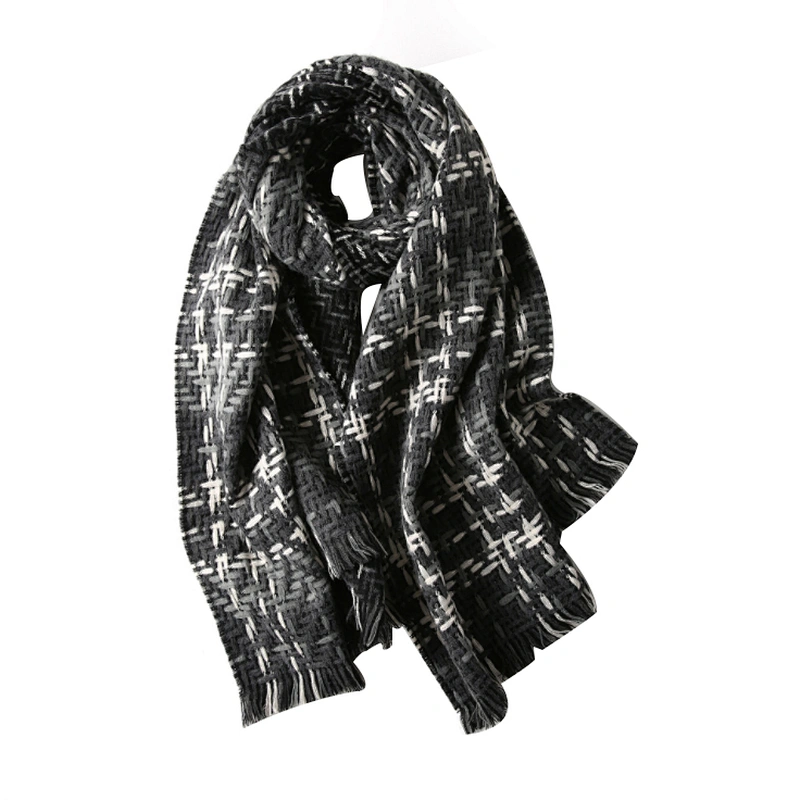 European and American style winter classic warm lady's scarf