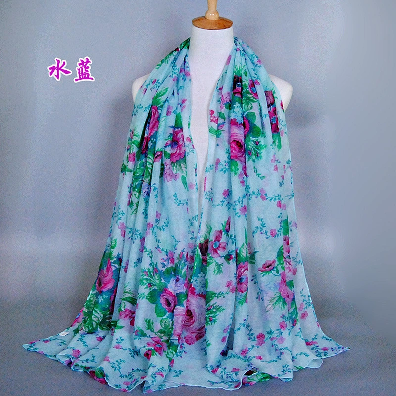 Best selling hot chinese products hand knitted shawl hijabs muslim dubai head scarf